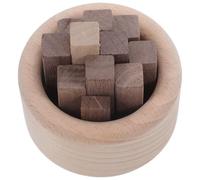 Artibetter Diffusore per Oli Essenziali in Legno Design a Forma di Catasta, Diffusore Aromaterapia Beige per Yoga e Uso Domestico