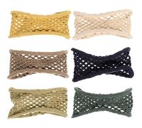 Artibetter Elastici per Chioma 6 Pezzi Larghezza Aumentata in Nylon, Fascia Elastica Spessa e Resistente, Accessori per Codino Comodi per Donne, per Compleanno e Occasioni Speciali