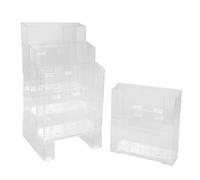 Artibetter Espositore in Acrilico Portaopuscoli Organizer per Materiale Informativo Portacarta in Acrilico Organizer per Riviste Portacartelli in Portariviste Portadepliant per Opuscoli da