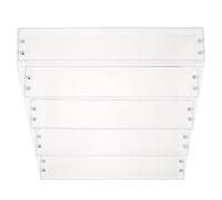 Artibetter Espositore per Sigarette 5 Ripiani in Acrilico Trasparente, Scaffale Salvaspazio per Minimarket e Supermercati, Organizer Resistente per Esposizione Prodotti da Banco