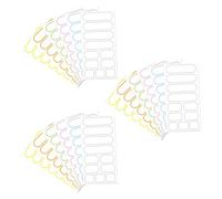 ARTIBETTER Etichette Adesive Impermeabili Scrivibili Etichette Autoadesive Colorate per Classificazione Scatole e Contenitori 18 Fogli 6 Colori per Organizzazione Casa e Ufficio