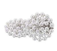 Artibetter Fermagli per Scarpe Perle Finte e Strass, Clip Decorative per Scarpe da Sposa, Accessori Floreali Rimovibili per Tacchi e Zoccoli, Eleganti Ciondoli Gioiello per Cerimonie e Feste