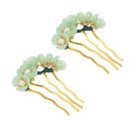 ARTIBETTER Forcine per Chioma Vintage a Forma di Fiore in Stile Cinese, Set da 2 Forcine Floreali Classiche, Accessori per Chioma Eleganti per Matrimoni, Feste e Vita Quotidiana