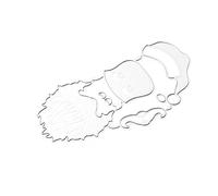 Artibetter Fustella per Goffratura in Acciaio al Carbonio Fustelle Natalizie in Metallo Stencil Fai da Te per Biglietti Carta
