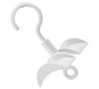 Artibetter Gancio Portaborsa Rotante Multifunzionale Bianco Supporto Appendiborse e Sciarpe per Armadio Organizzatore Saliscendi per Casa e Cabina Armadio Capacità Elevata e Design Elegante