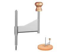 Artibetter Grattugia Design Semplice in Acciaio Inossidabile per Formaggio Manuale Manovella e Linee Morbide, per Formaggio, Cioccolato e Melone