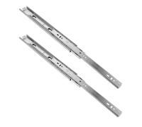 Artibetter Guide per Cassetti Supporto Resistente per Mobili Pesanti 2 Pezzi in Acciaio Inossidabile Scorrimento Liscio, Binari per Cucina e Dispensa