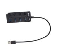 Artibetter Hub Usb Porte Interruttori Per Computer Portatili Pc Tablet Smartphone Splitter Usb Per Tastiera Mouse Lettore Disco Webcam