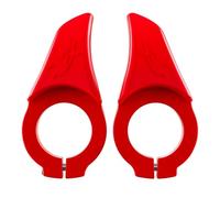 Artibetter Impugnature Facile Installazione per Trasportare in Semplice e Manubrio Bici Tipo Corno PC Rosso Mountain Bike e BMX