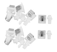 Artibetter Kit 10 Chiusure Porta Asciugatrice Compatibili, Serrature a Camma in Materiali Resistenti Per Elettrodomestici, Kit Di Bloccaggio Installazione Semplice Per Riparazione Casa
