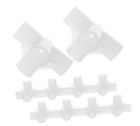 Artibetter Kit 50 Pezzi Connettori in Plastica per Armadio Guardaroba, Quattro Direzioni, Stabile ad Espansione Flessibile, Adatto per Aste da 16mm, per Piccoli Spazi e Appartamenti