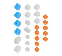 Artibetter Kit di Ingranaggi in Plastica per Modelli Rc con Vite Senza Fine, 6 Set con Varie Dimensioni di Fori, Facile da Installare, per Ambienti Educativi e Hobbistici