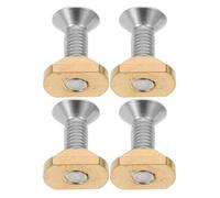 ARTIBETTER Kit di Montaggio per Tavola da Surf con Viti e Dadi Esagonali in Ottone M8, Resistente alla Corrosione, per Installazione su Attrezzature per Sport Acquatici