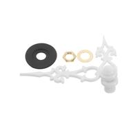 Artibetter Lancette per Orologio a cucù, Set da 1 Bianco in Plastica e Gomma con Dado e Guarnizione, Ricambi per Montaggio Fai da Te in Camera da Letto e Salotto