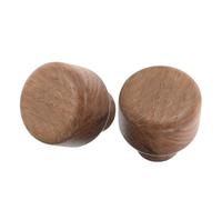 Artibetter Maniglie per Cassetti in Legno di Rovere 2 Pezzi Pomelli Rotondi per Mobili con Foro Singolo Maniglia per Mobili in Legno Massello per Cucina Camera e Soggiorno