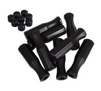 Artibetter Manopole per Calcio Balilla in Plastica Nera 8 Pezzi Design Antiscivolo, Accessori di Ricambio per Gioco Calcio da Tavolo Resistente e Pratico