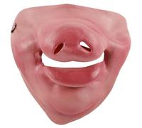 Artibetter Maschera Naso di Maiale Design Realistico e Divertente in Lattice Accessorio Unico per Gioco di Ruolo Immersivo per Cosplay e Feste in Maschera