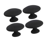 Artibetter Massaggiatore Viso in Pietra Nero 4 Pezzi Pietre per Massaggio Caldo e Strumento Gua Sha per Sollievo Affaticamento Uso Domestico e Relax On-the-go