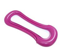 Artibetter Materassino Gonfiabile Rosso con Rete in Pvc Pieghevole per Piscina e Giochi D'acqua, Lettino Galleggiante Portatile per Nuoto e Relax
