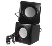 Artibetter Mini Altoparlante Cassa Attiva Amplificata Compatto e Facile da Usare USB in ABS per Computer Desktop e Laptop per Ufficio e Viaggi