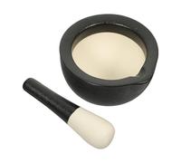 ARTIBETTER Mini Ciotola per Macinazione in Ceramica con Pestello Ergonomico per Spezie e Pillole Utensile Domestico Resistente e Sicuro per Erboristeria e Cucina