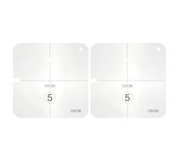 ARTIBETTER Modelli per Quilting Fai da Te 2 Pezzi, Stencil Circolari Trasparenti per Patchwork Trapuntato, Righello per Trapuntatura a Macchina, Accessori Quilting per Artigianato e Cucito