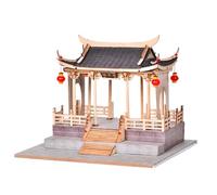 ARTIBETTER Modellino da Costruire di Ponte Cinese in Legno, Giocattolo Statico per Decorazioni di Scene Miniature e Kit per Modellismo