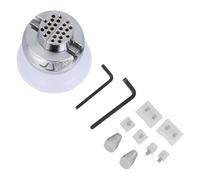 Artibetter Morsa a Sfera per Incisione di Gioielli 360° Rotante in Acciaio Inox con Supporto per Anelli, Utensile da Banco Portatile per Creazione e Intarsio di Gioielli Professionale