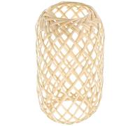 ARTIBETTER Paralume Protezione Occhi Facile da Installare Rotondo in Bambù Intrecciato Stile Semplice per Lampada da Tavolo per Arredamento Casa