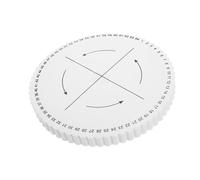 Artibetter Per Lavorare Maglia Braccialetti Disco Rotondo Kumihimo Piastra per Braccialetti Cordino Tavole per Perline Slot Facile da Usare