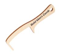 Artibetter Pettine in Legno per Pettinare Baffi e Barbe Design Elegante e Semplice per Uomo Calvo Spazzola Divertente Accessorio per Scherzi e Comicità