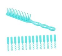 ARTIBETTER Pettine per Chioma e Spazzola Massaggiante in Plastica Set da 15 Pezzi per Chioma Mossi e Styling Massaggiatore per Scalpo Professionale
