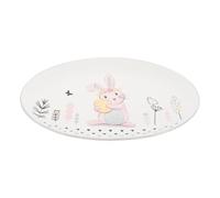 Artibetter Piatto in Ceramica a Forma di Coniglio, Piatto Decorativo per Dessert e Frutta, Pratico, per Casa e Pasqua