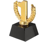 Artibetter Piccola Coppa Oro per Premi di Competizione Gaming Mini Coppa con Base Cristallo Decorazione Premio per Studenti e Ufficio