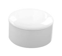 Artibetter Pietra da inchiostro Mochi con coperchio per scrivere inklab per la scrittura coperto Cinese piattino d'inchiostro inklab per disegnare conservare inklab ceramica bianca