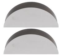 Artibetter Porta Tovaglioli in Acciaio Inox 2 Pezzi Forma a Ventaglio Verticale, Resistente alla Ruggine, Alta Resistenza, per Camera da Letto e Tavolo Tv