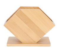 Artibetter Portatovaglioli Design a Forma di Ventaglio e in Bambù Grande Capacità Beige per Hotel e Cucina per Hotel Cucina