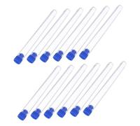 Artibetter Provetta Trasparente 100 Pezzi Tubo Trasparente per Campionamento e Stoccaggio Design Anti-Perdita per Laboratori e Ricerca