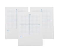 Artibetter Quaderno 3 Pezzi Carta Bianca Metodo di Coordinate Xy Preciso per Esercizi di Matematica per Compiti a Casa