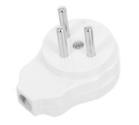 ARTIBETTER Ricambio Elettrica Standard Israeliana Connettore Maschio per Cavo Estensione Installazione Veloce Design Bianco Minimalista per Uso e Industriale
