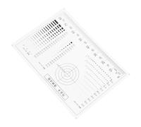 Artibetter Righello in Plastico Versatile per Misurazioni Funzionamento Semplice, per Lavorazione del Legno e Valutazione Carte Sportive