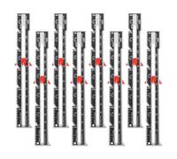ARTIBETTER Righello per Patchwork, Sewing Gauges for Stitching, Lega di Alluminio e ABS, 8 Pezzi, Misurazione dei Margini di Cucitura, Linee Parallele, per Quilters e Fai da Te