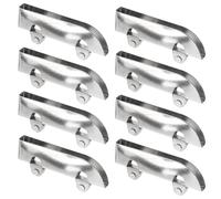 Artibetter Rulli per Porte Scorrevoli in Acciaio Argento, 12 Pezzi, Scorrimento Fluido e Alta Capacità di Carico, per Porte in Vetro e Vetrine