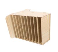 Artibetter Scatola Portamatite in Rete Scatole Postali per La Spedizione Organizzatore Titolare Scatole Bianche e Rosa Sfuse Scatole di Spedizione Rosse Mini Organizzatore Beige di Legno