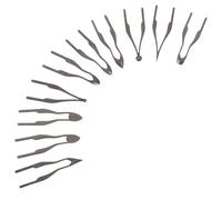 Artibetter Set 10 Punte per Pirografia ad Alta Impedenza in Metallo, Accessori per Utensili da Combustione Legno, Sostituzione Rapida per Penna Pirografo Professionale e Hobby Creativo