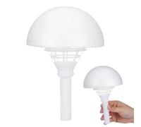 Artibetter Set 2 Manici per Bouquet da Sposa in Plastico Bianco, Leggeri e Facili da Usare per Composizioni Floreali Fai da Te in Negozio di Fiori