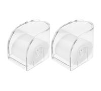 Artibetter Set 2 Scatole Espositive Trasparenti per Orologi da Uomo, Custodia Piccola in Acrilico Foro Appendibile, Porta Orologi da Viaggio Resistente per Esposizione e Conservazione Casa