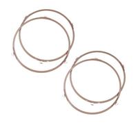 Artibetter Set 4 Pezzi Supporti Girevoli per Microonde in Plastica Resistente al Calore Anello Rotante per Piatto in Vetro, Adatto per Accessori Cottura Microonde