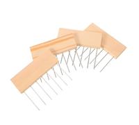 Artibetter Set 4pezzi Strumenti per Pittura Fluid Art con Manico in Legno e Setole per Tecniche di Texture, Accessori per Progetti Artistici e Intrattenimento Fluid Art