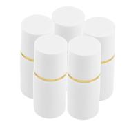 Artibetter Set 5 Pezzi Bottiglie Applicatore per Olio da 20ml in Plastica Testa in Spugna e Tessuto Non Tessuto, Portatile per Cura Quotidiana e Applicazione Precisa